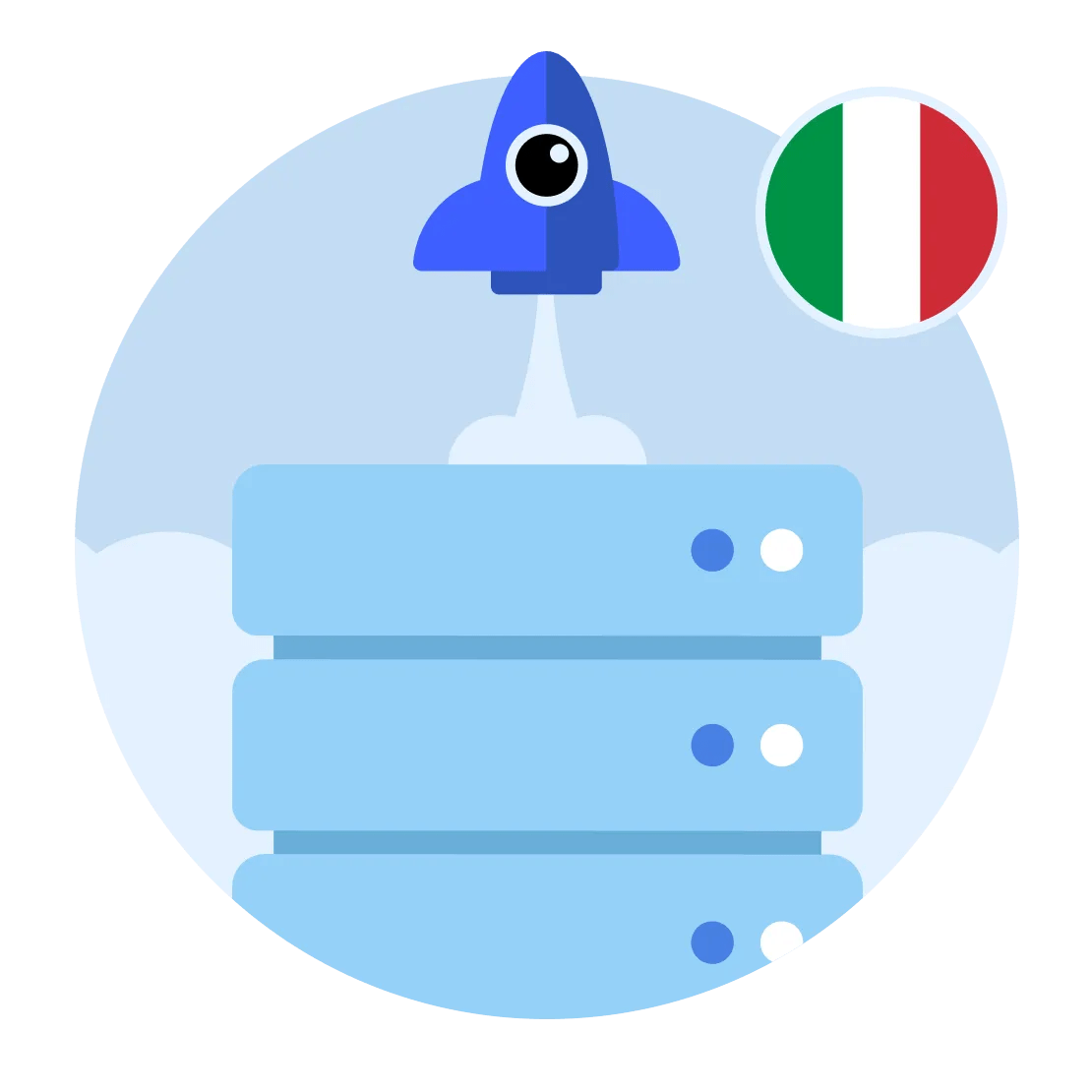 servers rocket fast md italy