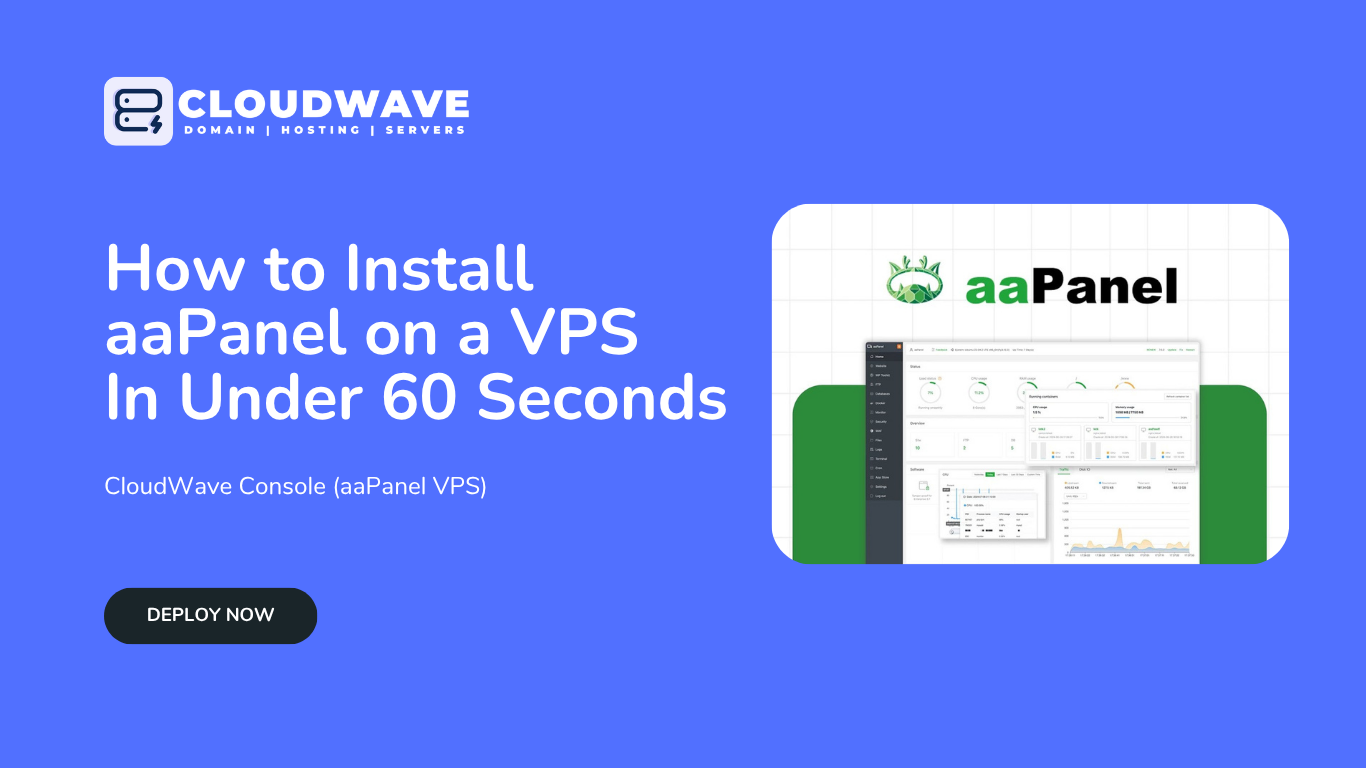 How to Install aaPanel on a VPS in Under 60 Seconds