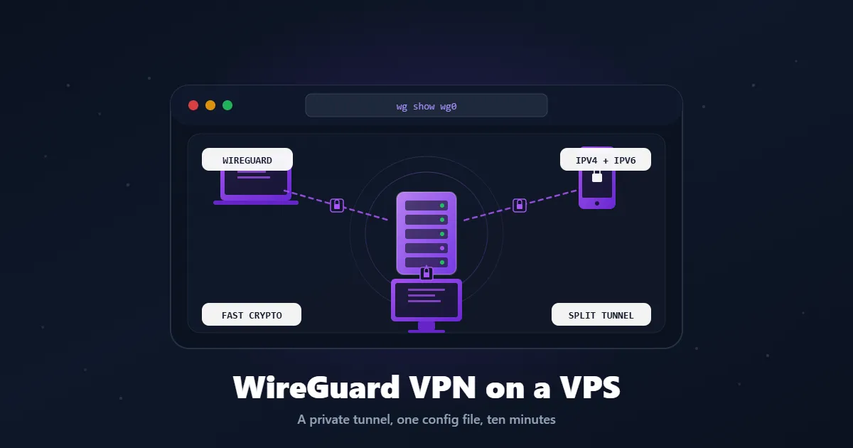 WireGuard Server running on a CloudWave server